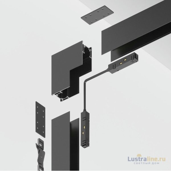 Угловой коннектор внутренний Maytoni Accessories for tracks TRA004ICL-21B Угловой коннектор внутренний Maytoni Accessories for tracks TRA004ICL-21B