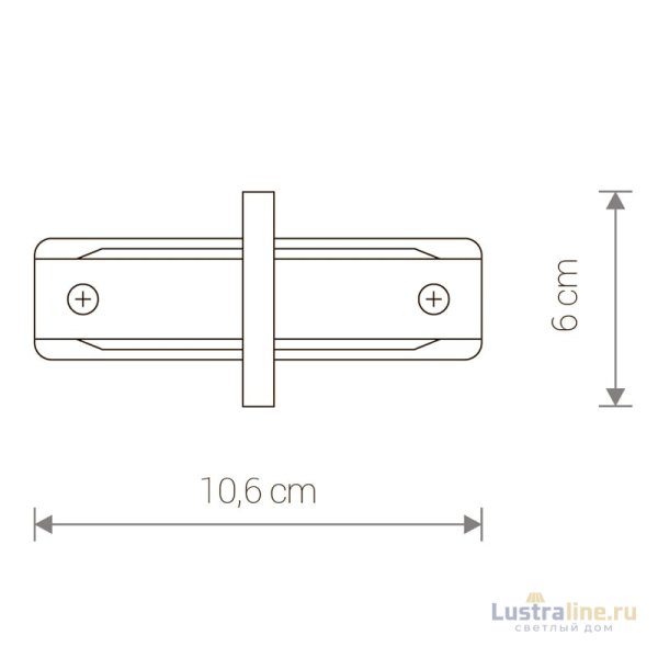 Коннектор прямой Nowodvorski Profile Recessed 8968