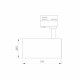 Трековый трехфазный светильник Arlight LGD-CALIPSO-4TR-R85-10W Day4000-MIX 046741