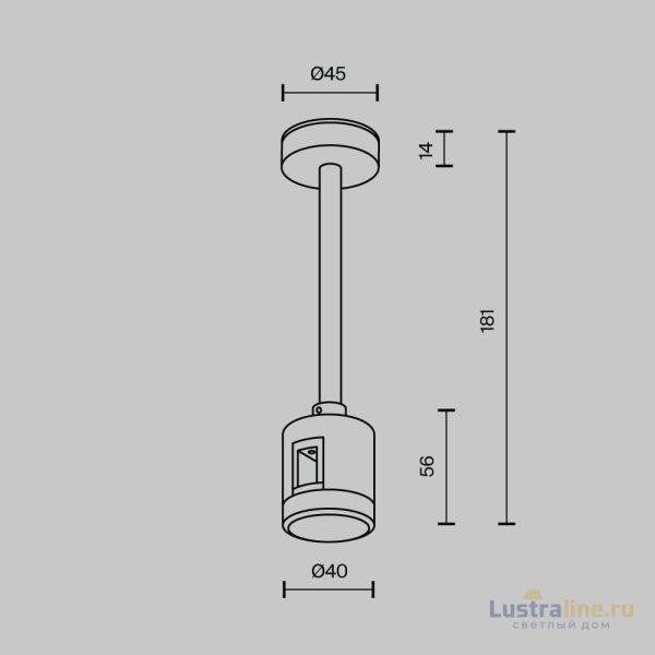 Крепление потолочное с прямым коннектором питания Maytoni Flarity TRA156C-IPCL1-B Крепление потолочное с прямым коннектором питания Maytoni Flarity TRA156C-IPCL1-B