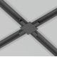 Коннектор X-образный Maytoni Accessories for tracks TRA002CX-11B