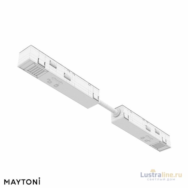 Коннектор питания прямой гибкий Maytoni Exility TRA034CPC-42W-5 Коннектор питания прямой гибкий Maytoni Exility TRA034CPC-42W-5