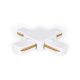 Коннектор Х-образный однофазный Ambrella Light Track System GL7082