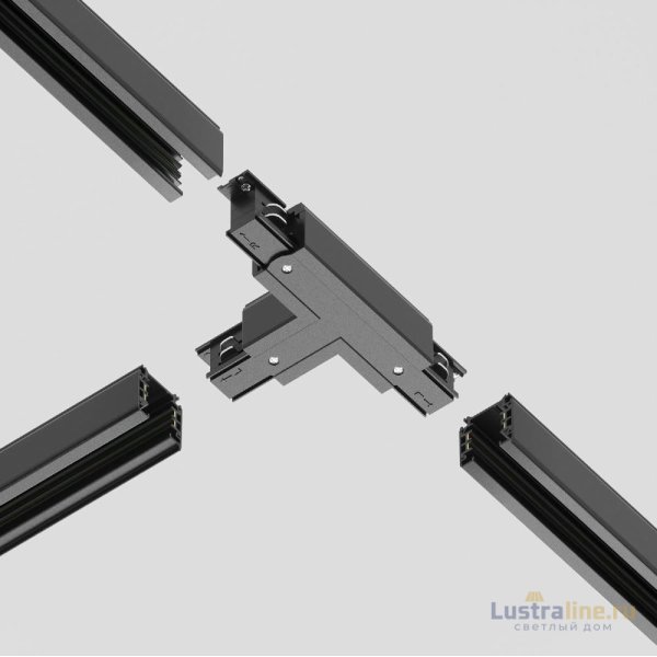 Коннектор T-образный Maytoni Technical Accessorises TRA005CT-31B-L Коннектор T-образный Maytoni Technical Accessorises TRA005CT-31B-L