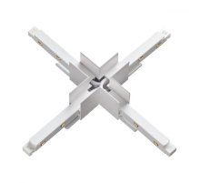 Соединитель с токопроводом для шинопровода Х-образный Novotech Flum 135127 Соединитель с токопроводом для шинопровода Х-образный Novotech Flum 135127