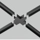 Коннектор X-образный для профиля Maytoni Elasity O-TR001-CC