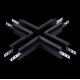 Коннектор X-образный ST Luce Skyline 48 ST007.400.12