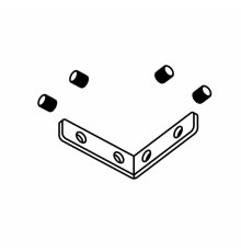 Коннектор угловой Favourite Logica 1014-CU-001
