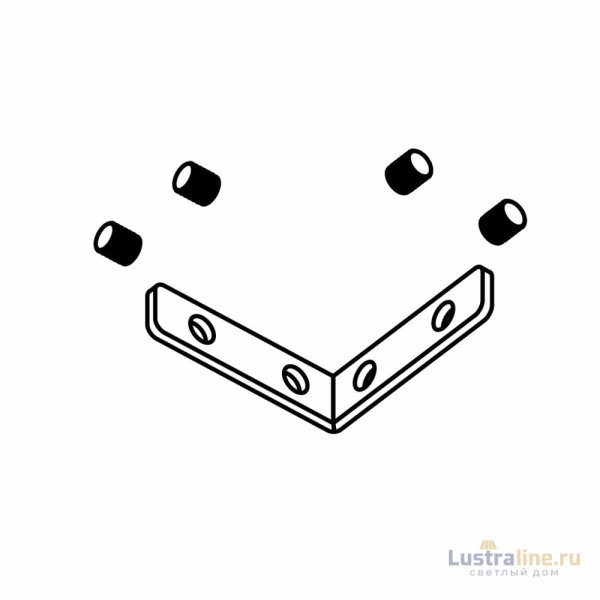 Коннектор угловой Favourite Logica 1014-CU-001