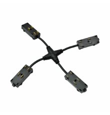 Коннектор питания Х-образный Aployt Magnetic track 220 APL.0280.00.05
