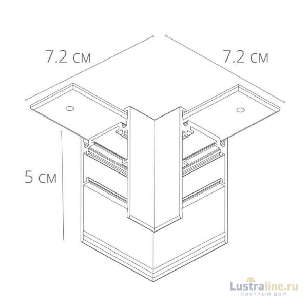 Коннектор для шинопровода Arte Lamp Linea-Accessories A480606