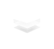 Внешний угловой соединитель для магнитного накладного шинопровода Crystal Lux Space CLT 0.213 03 WH