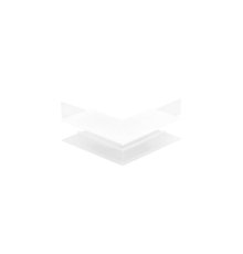 Внешний угловой соединитель для магнитного накладного шинопровода Crystal Lux Space CLT 0.213 03 WH