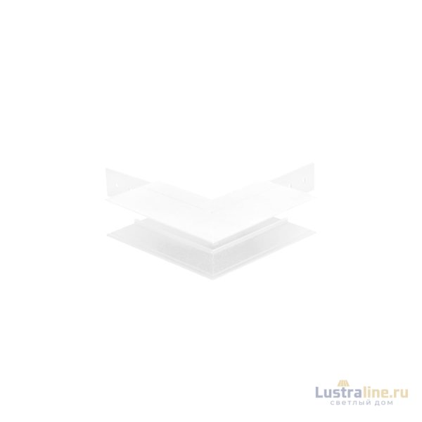 Внешний угловой соединитель для магнитного накладного шинопровода Crystal Lux Space CLT 0.213 03 WH