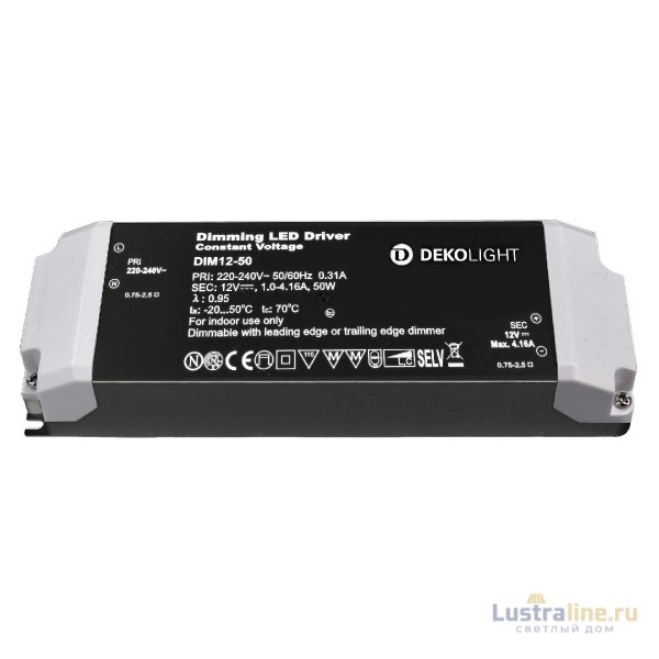Блок питания Deko-Light 50Вт 220-240В IP20 862220