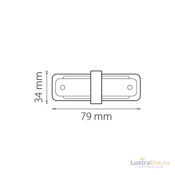 Коннектор прямой Lightstar Barra 502107