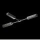 T-образный коннектор питания для магнитного шинопровода Maytoni Technical Magnetic track system Gravity TRA004CWT-22B