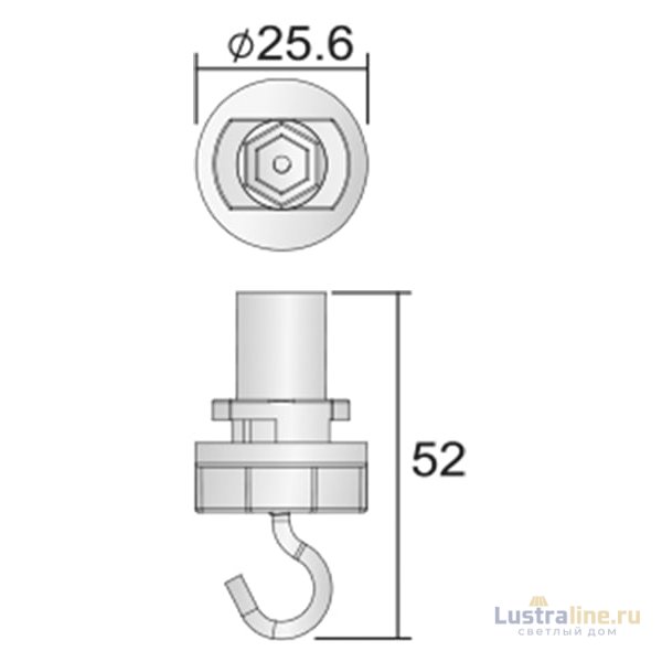 Крюк Deko-Light D Line 710062