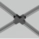 Коннектор X-образный для профиля Maytoni Elasity O-TR001-CC
