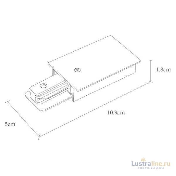 Ввод питания Arte Lamp Track Accessories A160133 Ввод питания Arte Lamp Track Accessories A160133