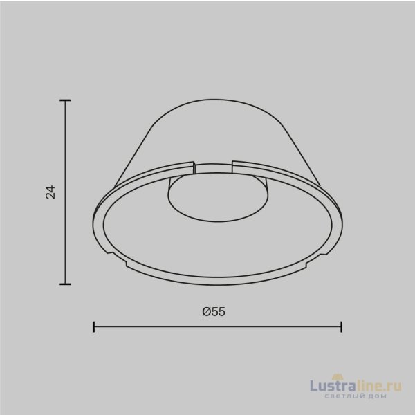 Линза Maytoni Focus Led LensD49-60