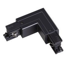 Коннектор угловой Novotech track black 3phase 135063