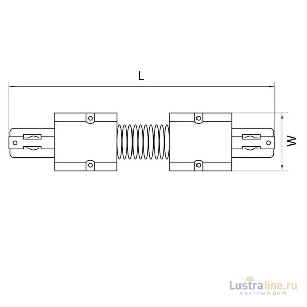 Коннектор гибкий Lightstar Barra 504159