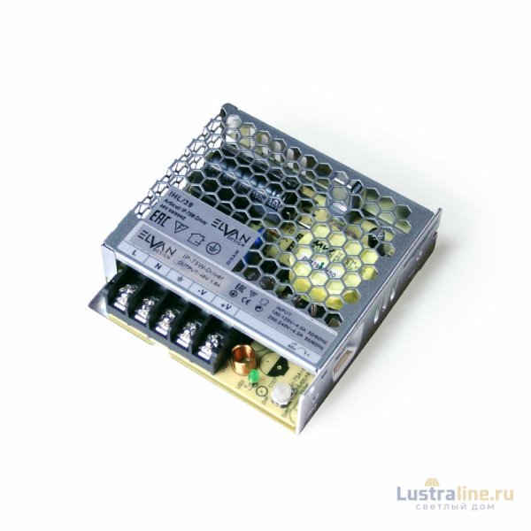 Блок питания Elvan 75Вт DC48В 1.6А IP-75W-Driver