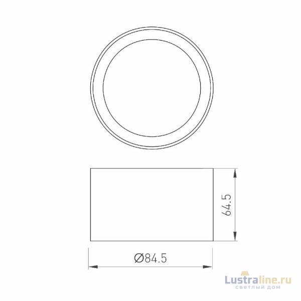 Кольцо антибликовое Arlight LGD-ANTIGLARE-RING-R85 (WH) 046758