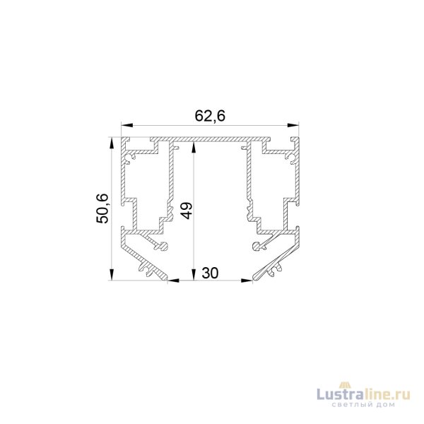 Профиль для натяжного потолка Lightstar Teta 505427