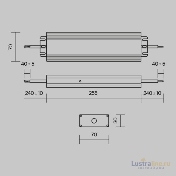 Блок питания Maytoni Power Supply Magnetic PSL008-200W-48V-IP67