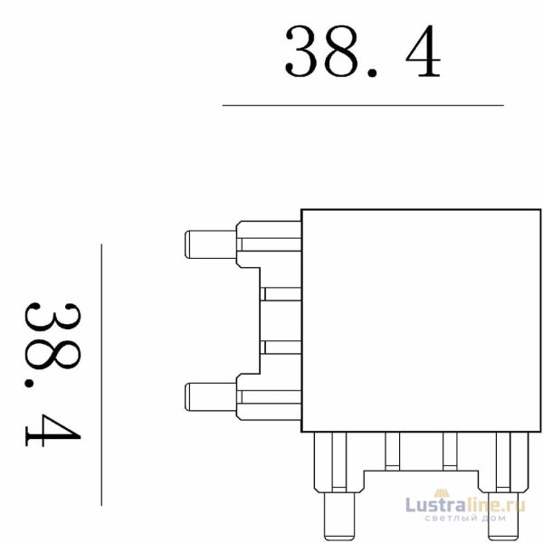 Коннектор SWG PRO CN-SLIM-WH-L 022073