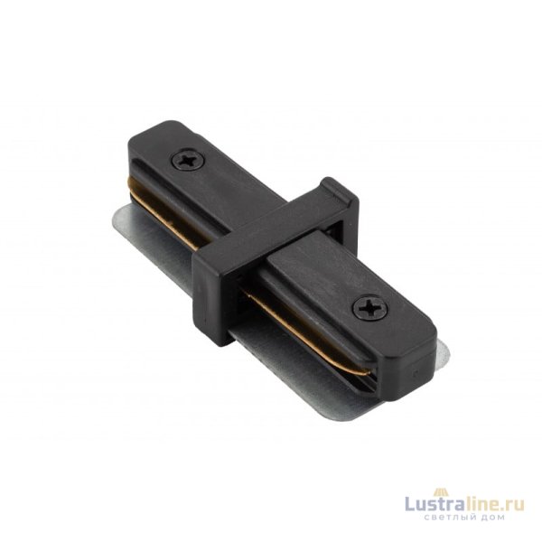Коннектор прямой Denkirs DK Track Black TR1101-BK