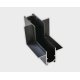 Соединитель вертикальный угловой для шинопровода Italline Atom IT012-5033 black