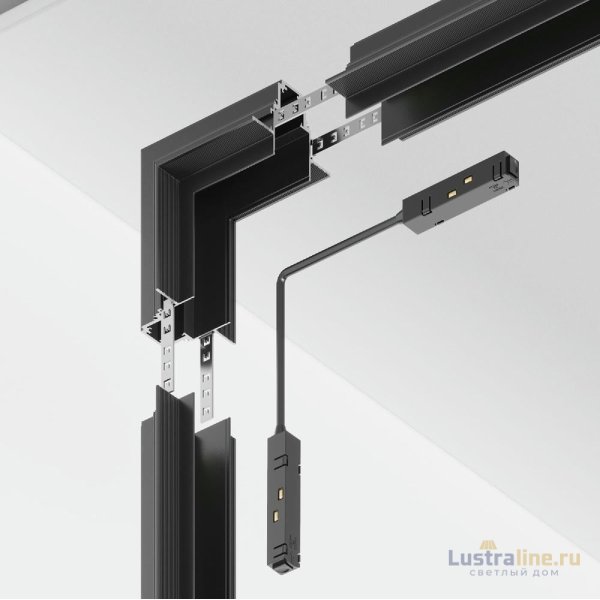 Угловой коннектор внутренний Maytoni Accessories for tracks TRA004ICL-22B Угловой коннектор внутренний Maytoni Accessories for tracks TRA004ICL-22B