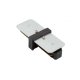Коннектор прямой Denkirs DK Track Black TR1101-BK
