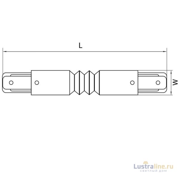 Коннектор гибкий Lightstar Barra 502159