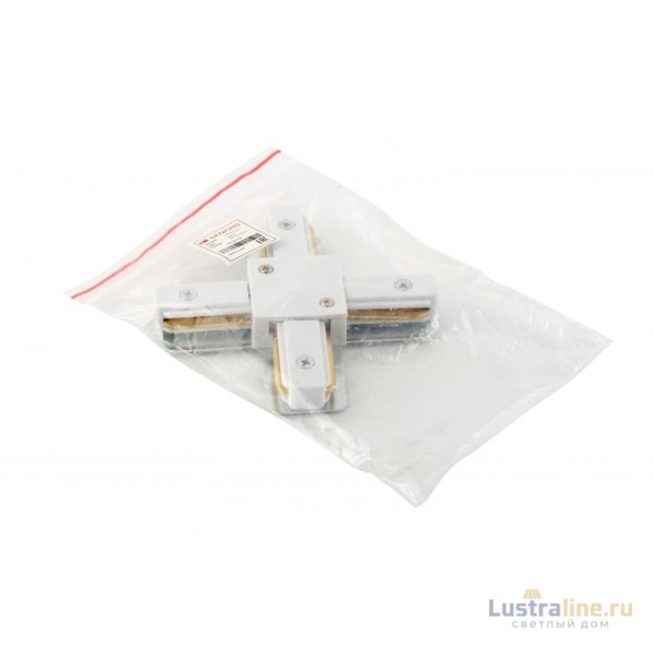 Коннектор Х-образный Denkirs DK Track White TR1104-WH