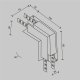 Коннектор угловой Maytoni Magnetic track system Exility TRA034ICL-42.12B