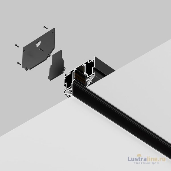 Комплект заглушек к шинопроводу Maytoni Technical Magnetic track system Exility Accessories for tracks Exility TRA034EC-SCH-42B