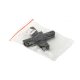 Коннектор Х-образный Denkirs DK Track Black TR1104-BK