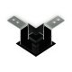 Коннектор угловой Ambrella Light Magnetic 220V GL1040