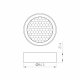Фильтр сетчатый с посадочным кольцом Arlight LGD-HONEYCOMB-RING-R85 (BK) 046764