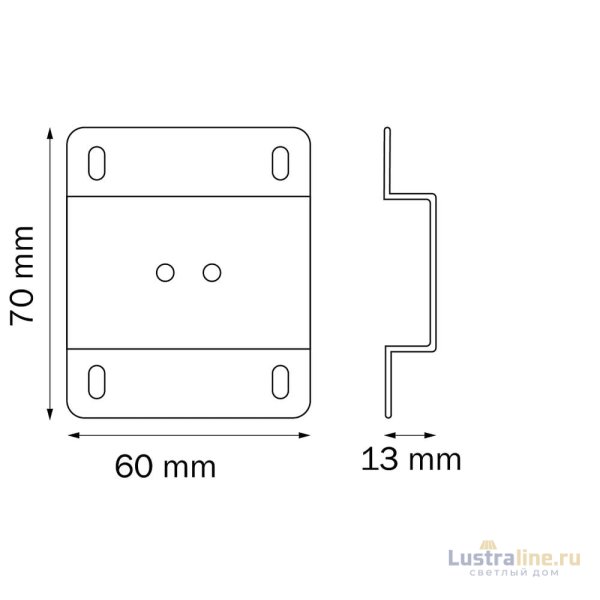 Планка крепежная к треку Lightstar Barra 505170