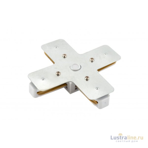 Коннектор Х-образный Denkirs DK Track White TR1104-WH