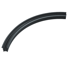 Радиусный магнитный шинопровод iLedex Vision 4822-1/4-D1000-BK