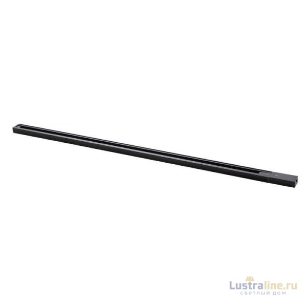Шинопровод однофазный с питанием и заглушкой Crystal Lux CLT 0.11 01 L3000 BL