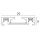 Шинопровод накладной магнитный Italline Kreator IT09-9020 black