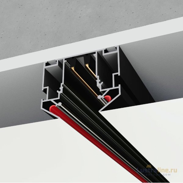 Шинопровод под натяжной потолок ST Luce SKYLINE 220 ST046.429.02 (Заглушки 2+2 в ком)