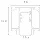 Магнитный шинопровод Arte Lamp Linea-accessories A474233
